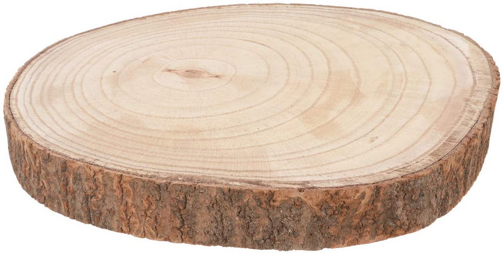 Presentation plate wood shabby chic rental in Milan Italy